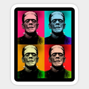 Frankenstein pop art Sticker